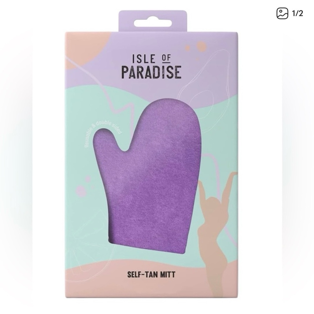 Isle of Paradise Hyaluronic Infused Purple Mitt